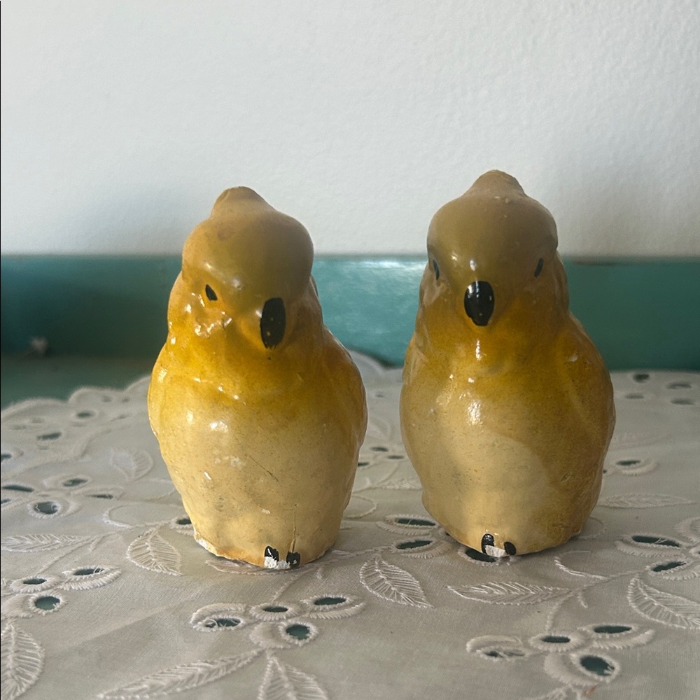 Salt & Pepper Ceramic Bird Figurines